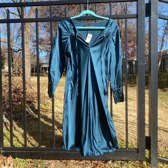 A Common Thread Silk Dress NWT - Picture 9 of 10